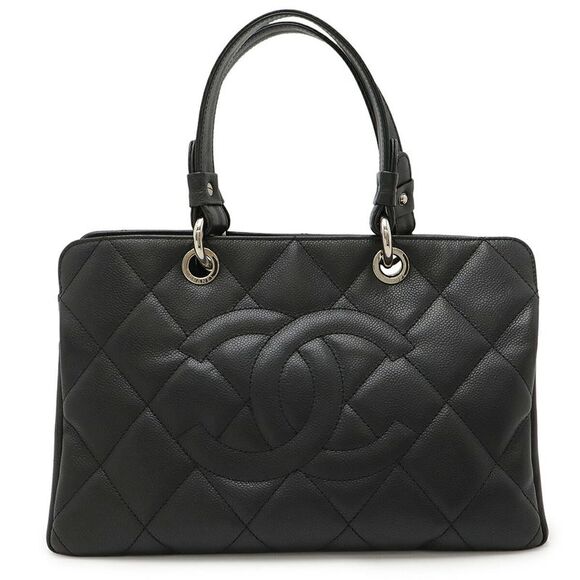 Chanel Caviar Skin Matelasse Coco Mark Tote Bag - Picture 1 of 9